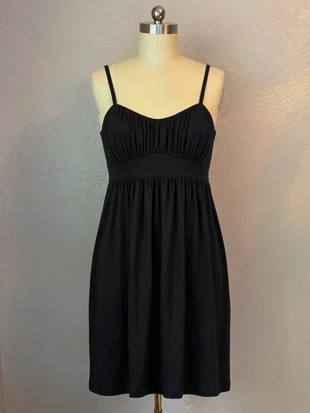 INC International Concepts Black Adjustable Strap Sundress NWT Large